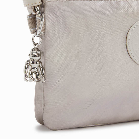 Kipling Creativity XB Metallic Crossbody Väska Beige | SE 2110ZU